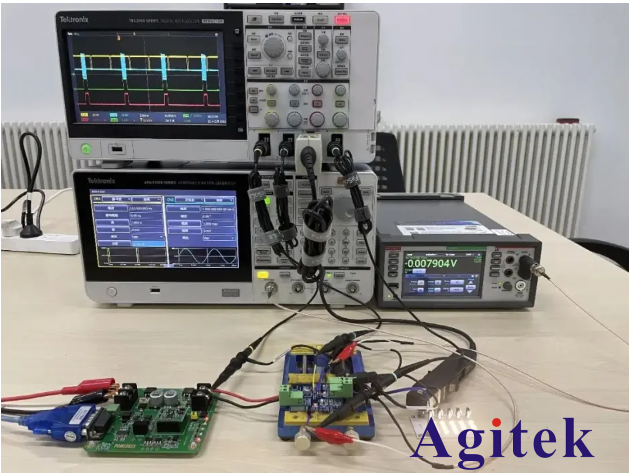 使用信號發生器和數字萬用表測試LED驅動器的調光線性度(圖2)