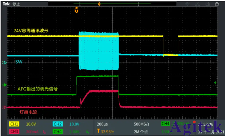 使用信號發生器和數字萬用表測試LED驅動器的調光線性度(圖5)