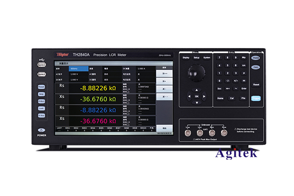  同惠TH2840B精密LCR數字電橋測出來的電容是負值怎么處理？(圖1)