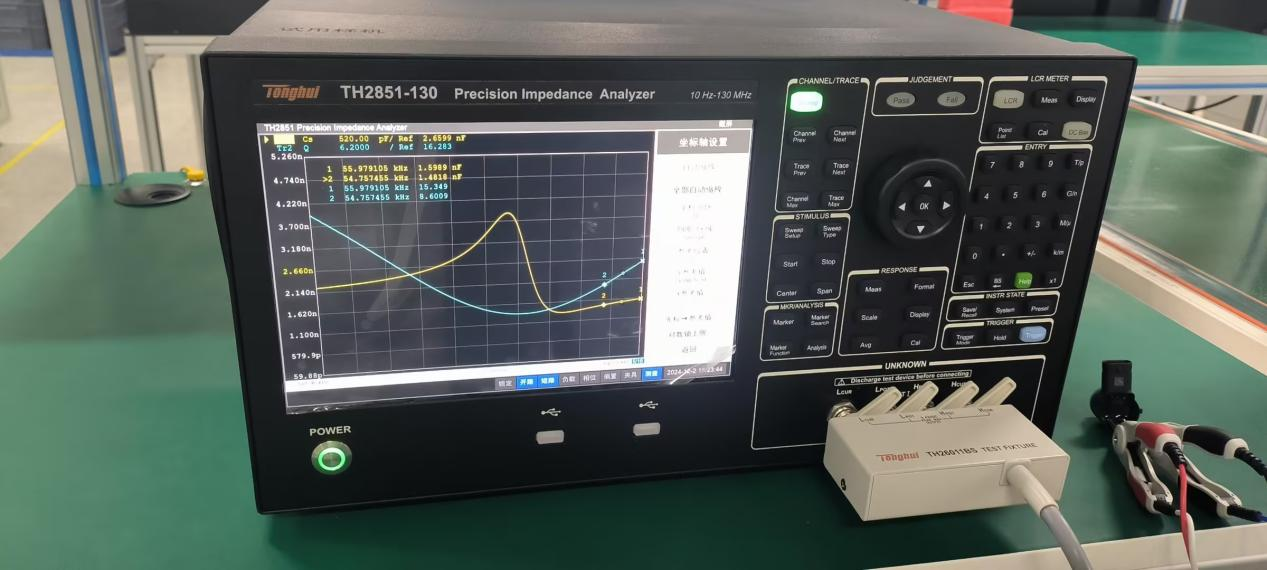 使用TH2851測(cè)試產(chǎn)品Q(chēng)值,判斷產(chǎn)品是否優(yōu)劣品(圖7)