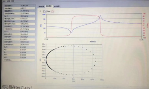 同惠TH2851 在換能器性能測試中的實操應用(圖4)