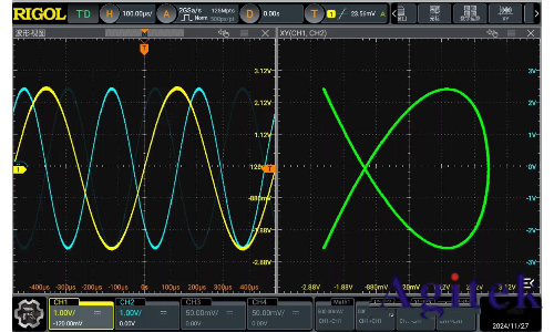 普源示波器測量相位差的方法(圖7)