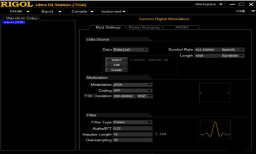 RIGOL矢量源在醫療接收模塊測試中的信號仿真應用(圖1)