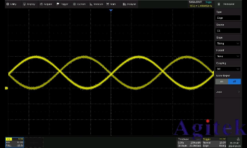 觸發電平與沿相交，但沒有實際觸發信號該怎么設置？(圖7)