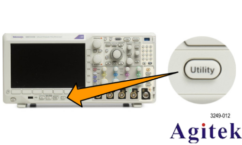 泰克MDO3000系列示波器如何更改用戶界面或鍵盤的語言(圖1)