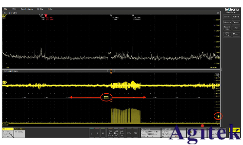 使用泰克4、5和6系列混合信號示波器逐步排除電磁干擾(圖17)
