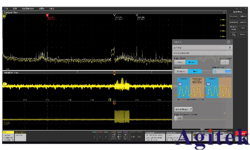 使用泰克4、5和6系列混合信號示波器逐步排除電磁干擾(圖16)