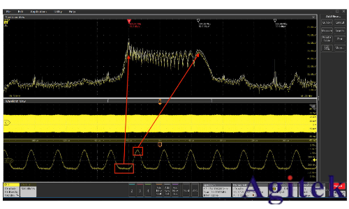 使用泰克4、5和6系列混合信號示波器逐步排除電磁干擾(圖23)
