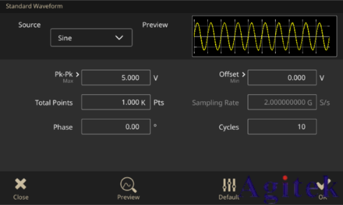 泰克AFG31000 系列任意函數(shù)發(fā)生器如何創(chuàng)建任意波形(圖3)