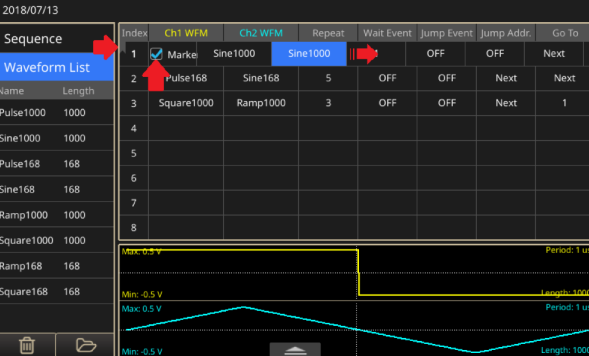 泰克AFG31000 系列任意函數發(fā)生器如何使用高級模式(圖7)