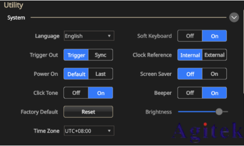 泰克AFG31000 系列信號發生器系統菜單設置(圖1)