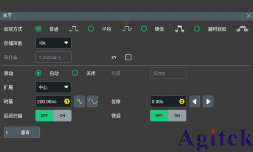 普源示波器DHO800設置采樣系統的獲取方式(圖1)