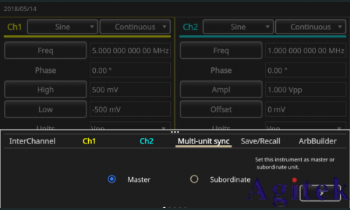 泰克AFG31000系列信號發生器如何同步多臺儀器(圖1)