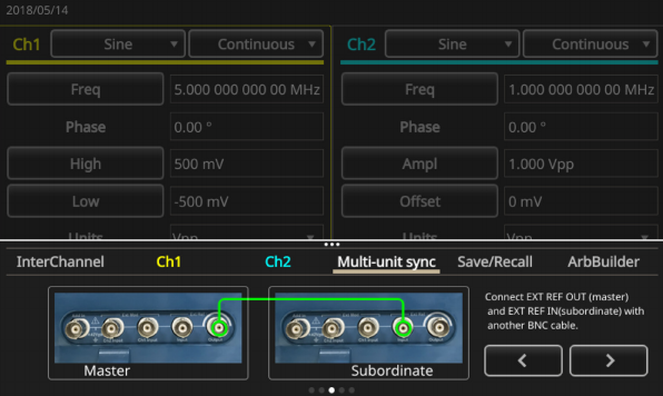 泰克AFG31000系列信號發生器如何同步多臺儀器(圖3)