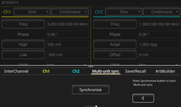 泰克AFG31000系列信號發生器如何同步多臺儀器(圖5)
