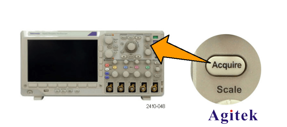 泰克示波器如何更改采集模式
