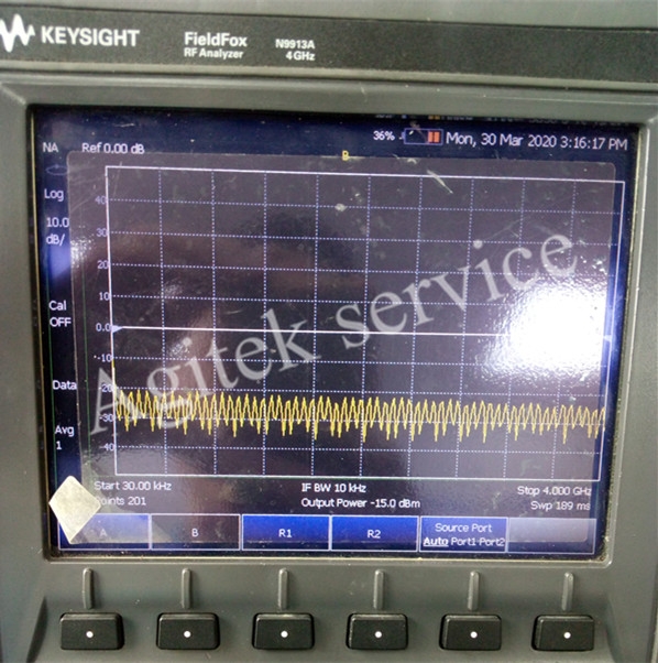 是德N9913A頻譜分析儀維修案例——Agitek分享(圖1)