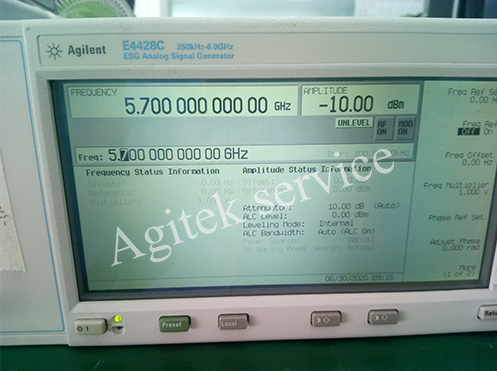 南京某院校安捷倫E4428C信號(hào)發(fā)生器維修案例——Agitek分享(圖2)