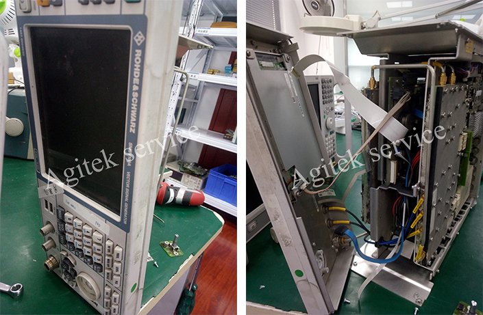 信號(hào)源維修案例——R&S羅德與施瓦茨SMBV100A閃屏維修(圖1)