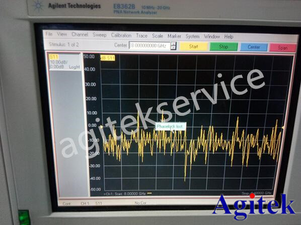 西安某高校安捷倫E8362B網(wǎng)絡(luò)分析儀維修——鎖相失敗維修