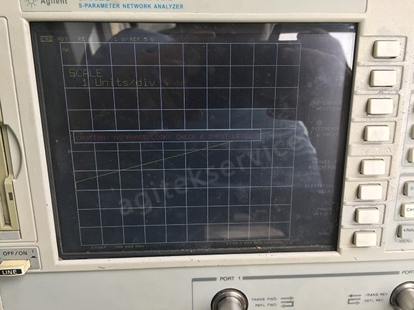 安捷倫網絡分析儀維修案例——S相位失鎖維修
