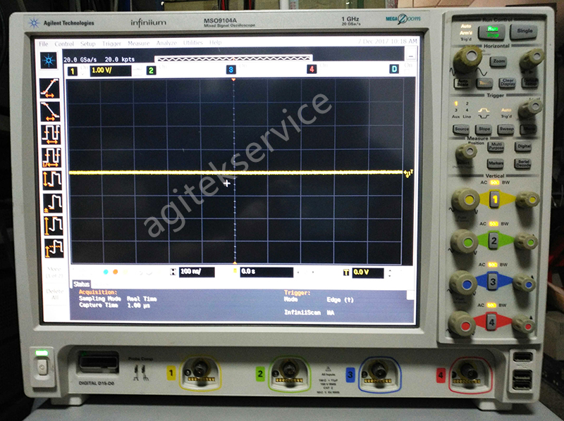 Agitek安泰測試維修是德科技MSO9104A示波器案例分享(圖4)