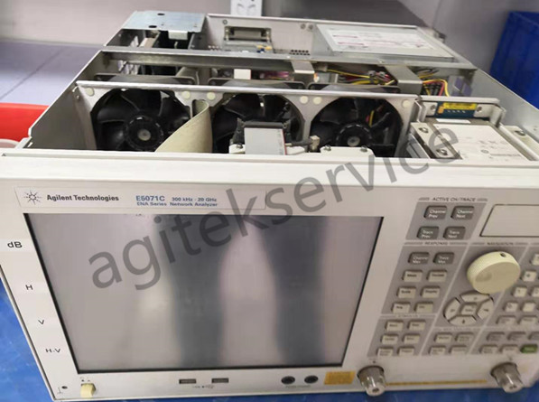 四川某研究所是德科技網絡分析儀E5071C維修案例分享-Agitek