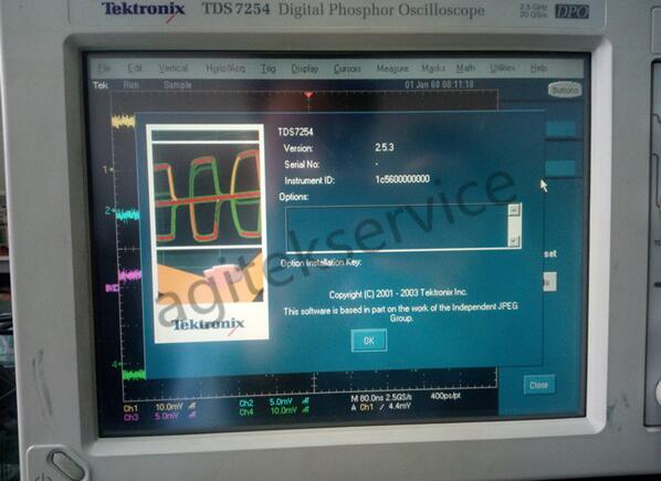 泰克示波器TDS7254觸發故障維修案例分享-Agitek(圖2)