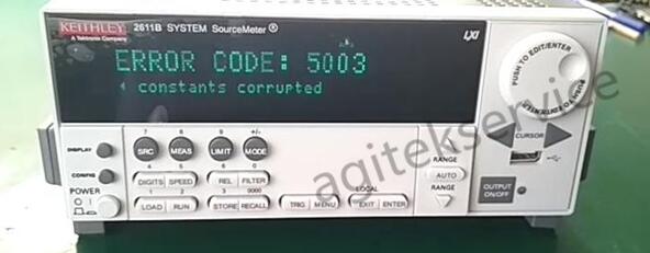 吉時利源表2611B維修案例分享——Agitek(圖3)