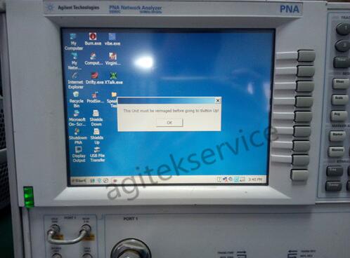 安泰測試維修山東某高校安捷倫E8362C網絡分析儀案例