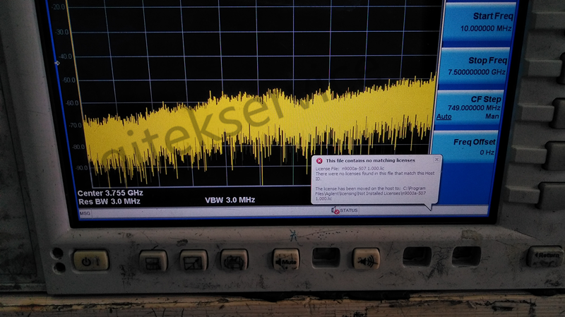 Agitek分享哈爾濱某高校維修安捷倫頻譜分析儀N9000A案例(圖4)