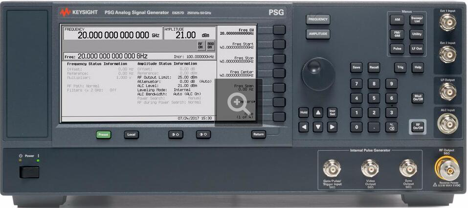 安捷倫信號發(fā)生器E8257D無法開機檢修過程