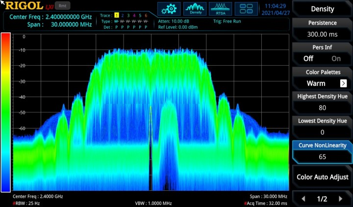 普源示波器實時頻譜分析儀！如何使用概率密度譜顯示功能？(圖3)