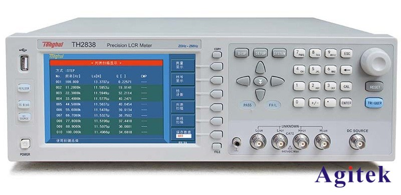 LCR表是什么儀器？TH2838,TH2838H,TH2838A精密LCR數字電橋能測量什么？(圖1)