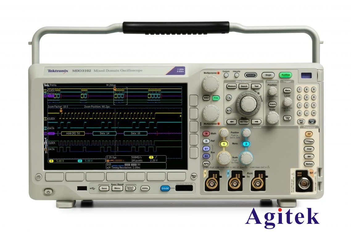 了解泰克示波器-從泰克示波器面板開始