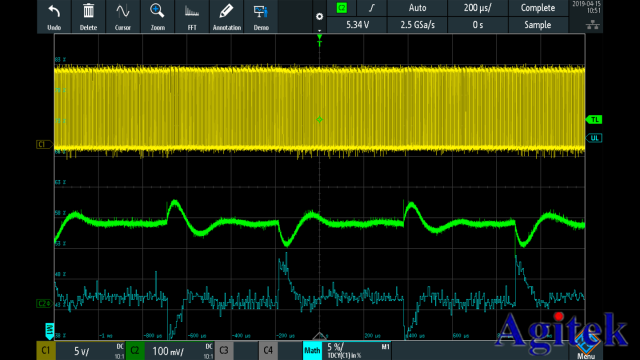 羅德與施瓦茨示波器在分析脈沖寬度調制信號的應用(圖5)