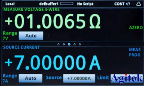 吉時(shí)利源表2460進(jìn)行低阻器件測(cè)量步驟