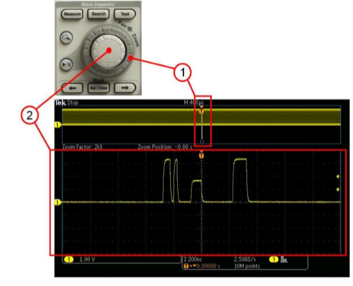 泰克示波器面板介紹——以泰克MDO3104為例(圖6)