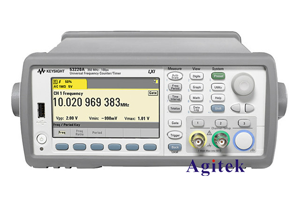 是德科技53220A通用頻率計數(shù)器怎么用？