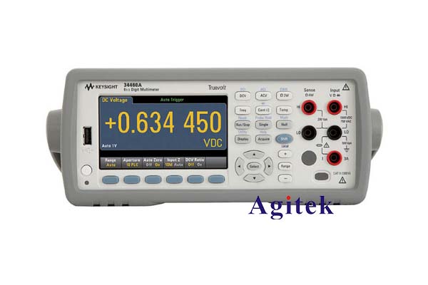 使用是德數(shù)字多用表34460A測(cè)電阻的連接方法(圖1)