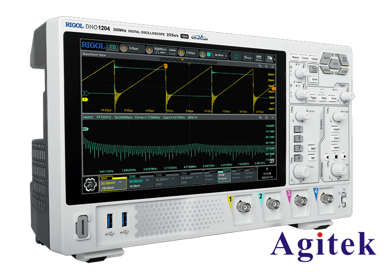 使用普源DHO系列示波器測(cè)電源紋波的方法