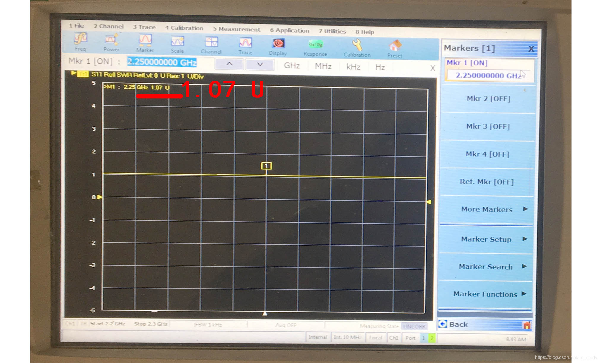 矢量網(wǎng)絡(luò)分析儀檢測同軸電纜的駐波比圖解(圖6)