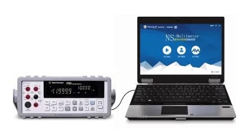 實現是德臺式數字萬用表快速數據采集的軟件