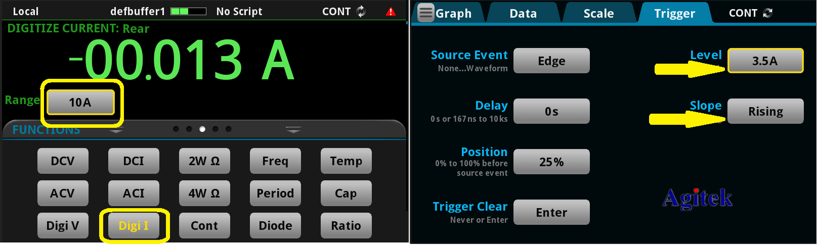 使用臺式數字萬用表測量電源瞬態恢復的時間(圖8)